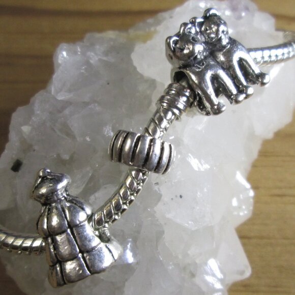 3 Pieces Special: Christmas Tree, Bonded Cats and Spacer Bead European Charms - Picture 2 of 16